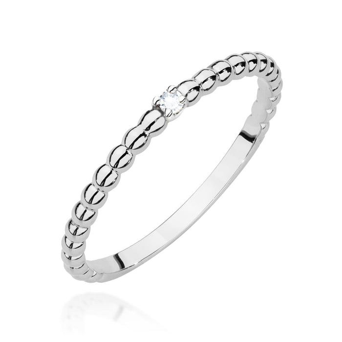 Inel Aur 14K W0601 Diamant 0.02ct