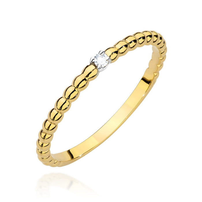 Inel Aur 14K W0601 Diamant 0.02ct