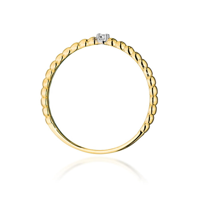 Inel Aur 14K W0601 Diamant 0.02ct