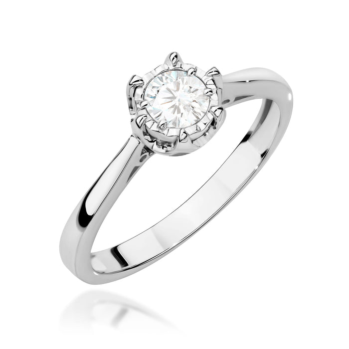 Inel Aur 14K cu Diamant Natural 0.25 ct