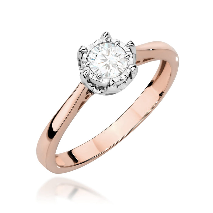 Inel Aur 14K cu Diamant Natural Natural 0.25 ct