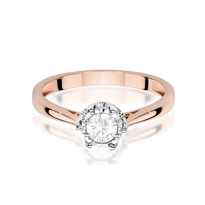 Inel Aur 14K cu Diamant Natural 0.25 ct