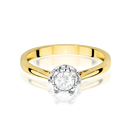 Inel Aur 14K cu Diamant Natural Natural 0.25 ct