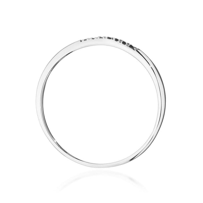 Inel Aur 14K W0607 Diamante Negre 0.035ct