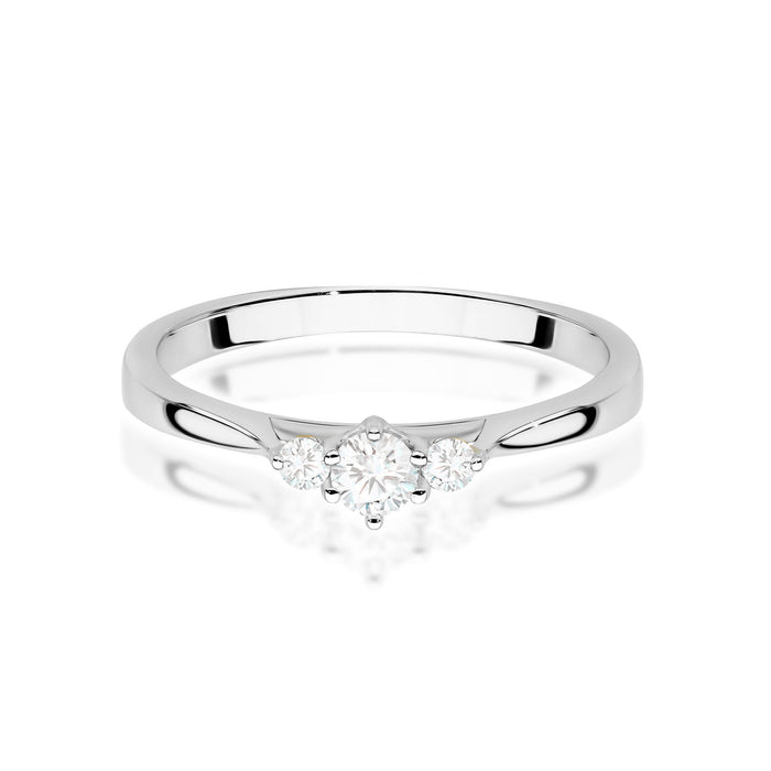 Inel Aur 14K cu Diamante Naturale Naturale 0.19 ct