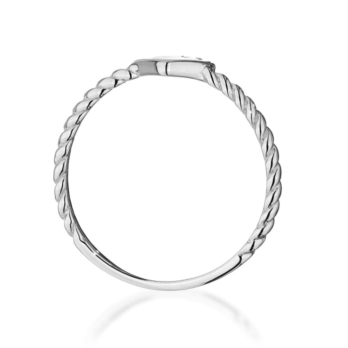 Inel Aur 14K W0610 Diamant 0.03ct