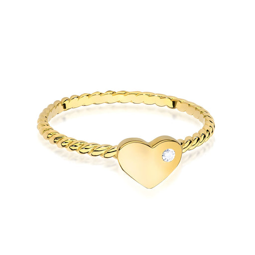 Inel Aur 14K W0610 Diamant 0.03ct