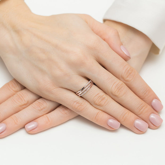 Inel Aur 14K W0612 Diamante 0.15ct