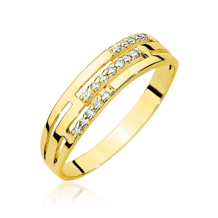 Inel Aur 14K W0612 Diamante 0.15ct