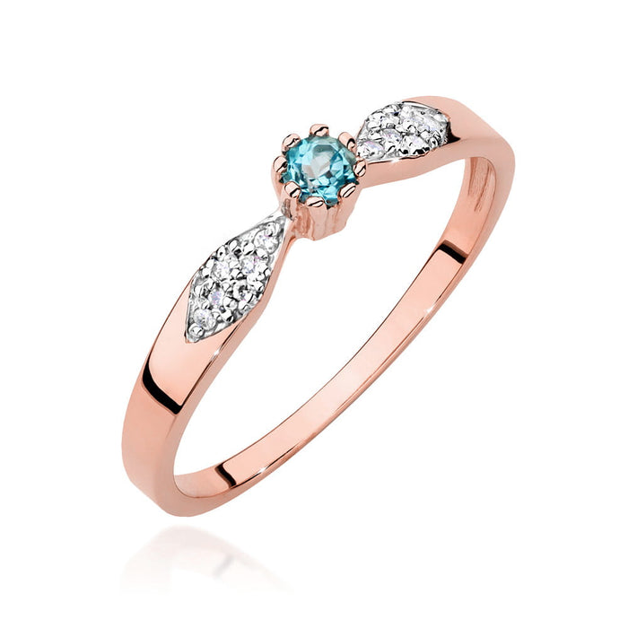 Inel Aur 14K W0613 Topaz 0.15ct