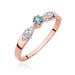 Inel Aur 14K W0613 Topaz 0.15ct