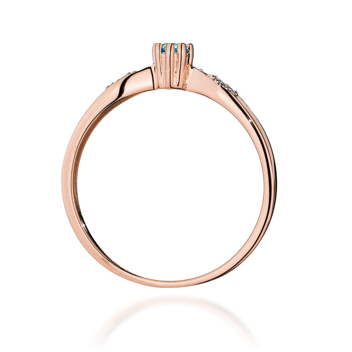 Inel Aur 14K W0613 Topaz 0.15ct