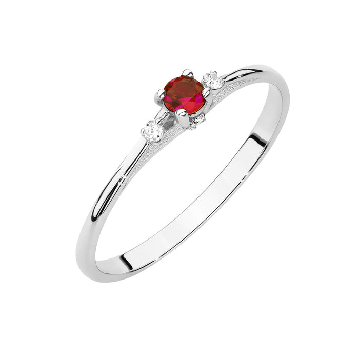 Inel Aur 14K W0614 Rubin 0.15ct
