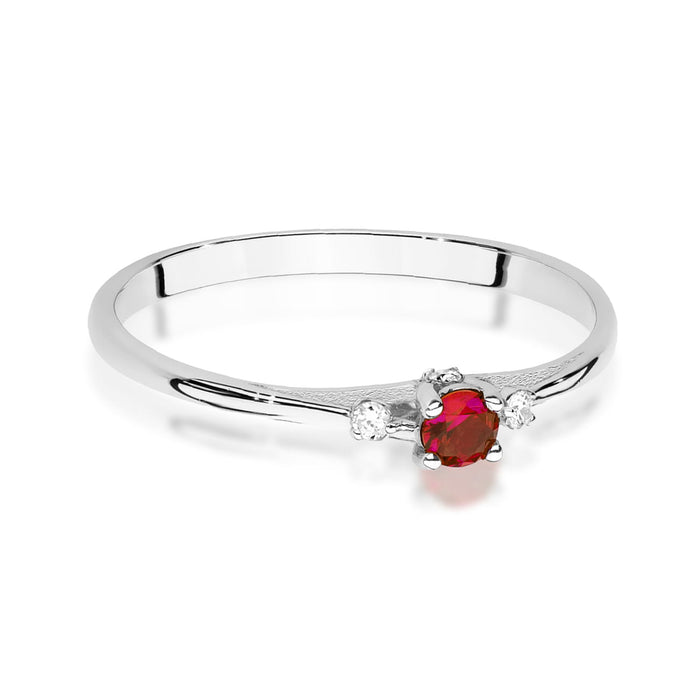 Inel Aur 14K W0614 Rubin 0.15ct