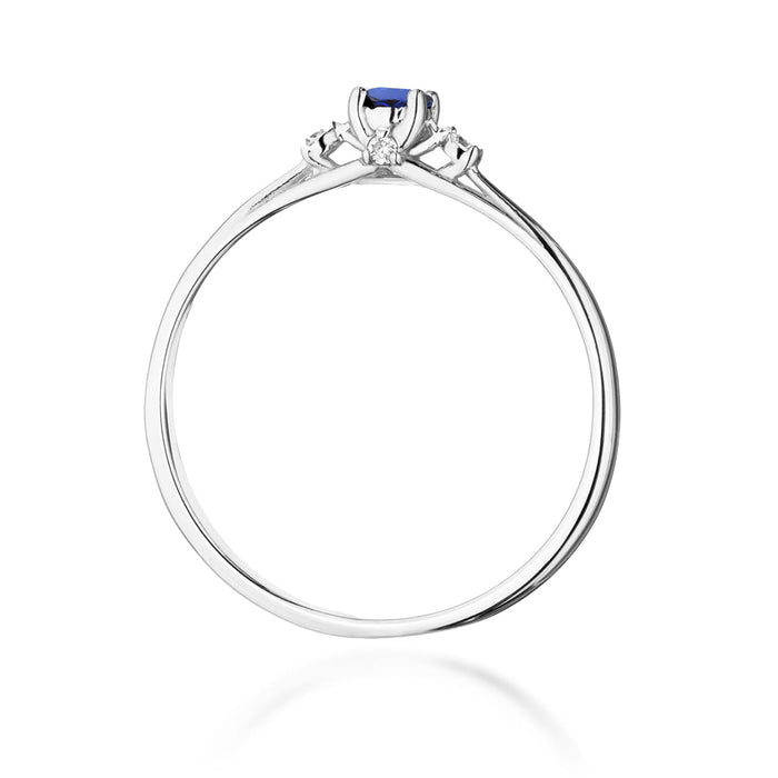 Inel Aur 14K W0614 Safir 0.15ct