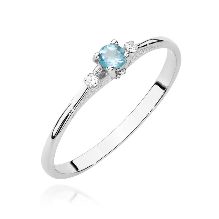 Inel Aur 14K W0614 Topaz 0.15ct