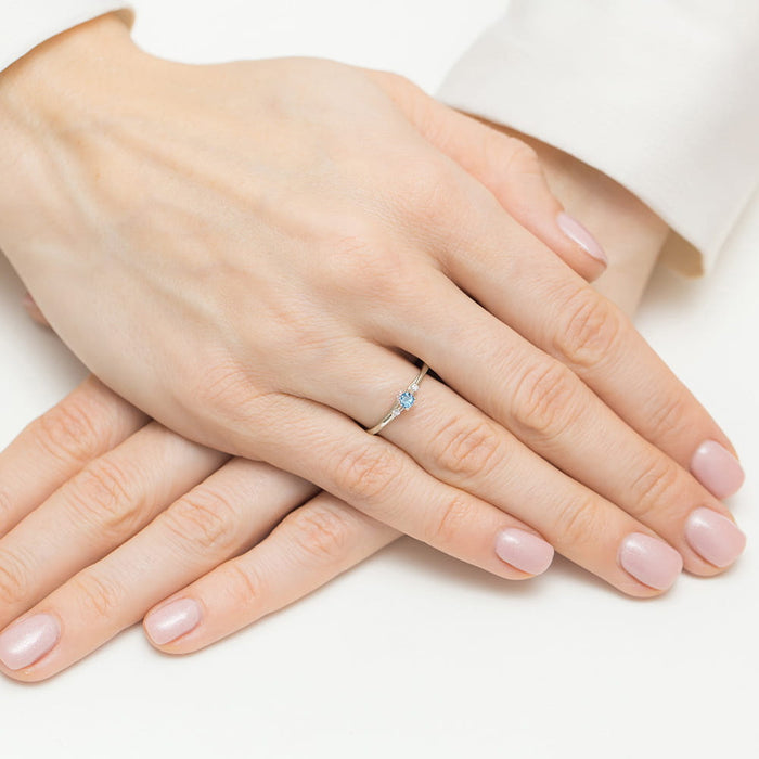 Inel Aur 14K W0614 Topaz 0.15ct