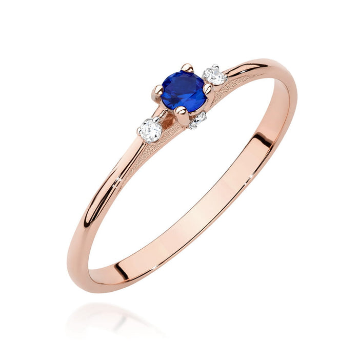 Inel Aur 14K W0614 Safir 0.15ct