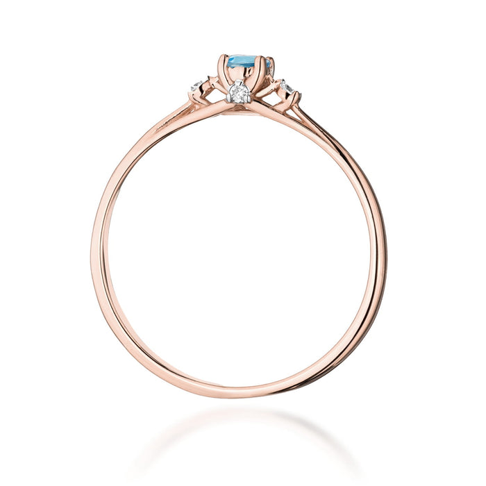 Inel Aur 14K W0614 Topaz 0.15ct
