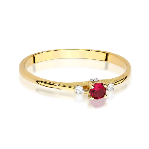 Inel Aur 14K W0614 Rubin 0.15ct