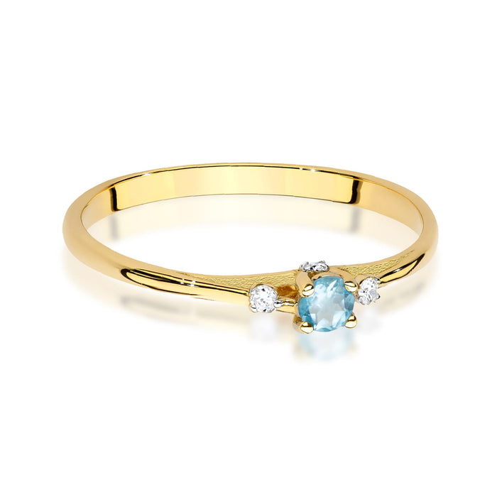 Inel Aur 14K W0614 Topaz 0.15ct