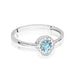 Inel Aur 14K W0616 Topaz 0.25ct