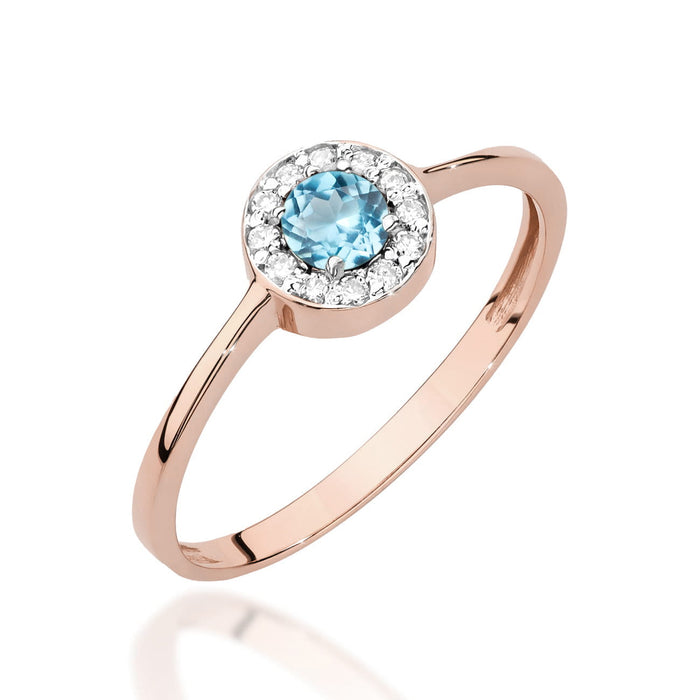 Inel Aur 14K W0616 Topaz 0.25ct