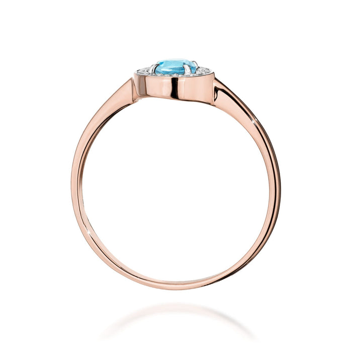 Inel Aur 14K W0616 Topaz 0.25ct