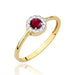 Inel Aur 14K W0616 Rubin 0.30ct
