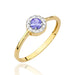 Inel Aur 14K W0616 Tanzanit 0.35ct