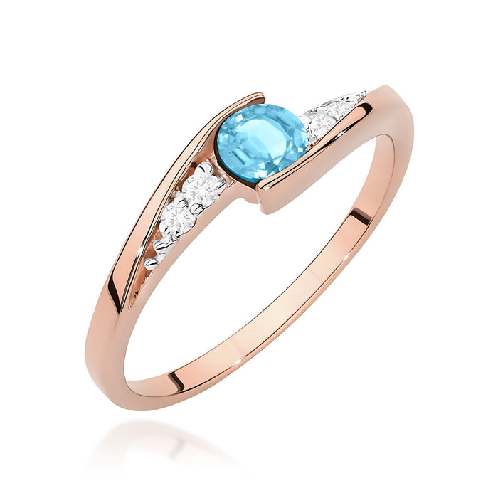 Inel Aur 14K W0618 Topaz 0.25ct