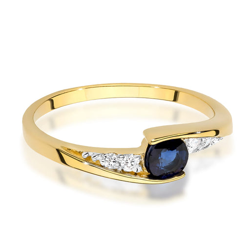 Inel Aur 14K W0618 Safir 0.30ct