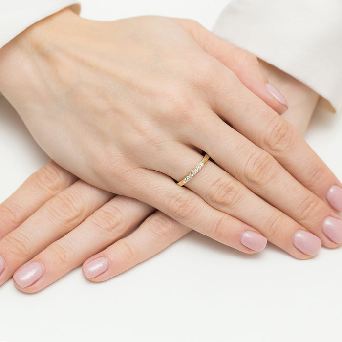 Inel Aur 14K W0619 Diamante 0.10ct