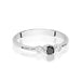 Inel Aur 14K W0620 Diamant Negru 0.12ct