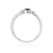 Inel Aur 14K W0620 Diamant Negru 0.12ct