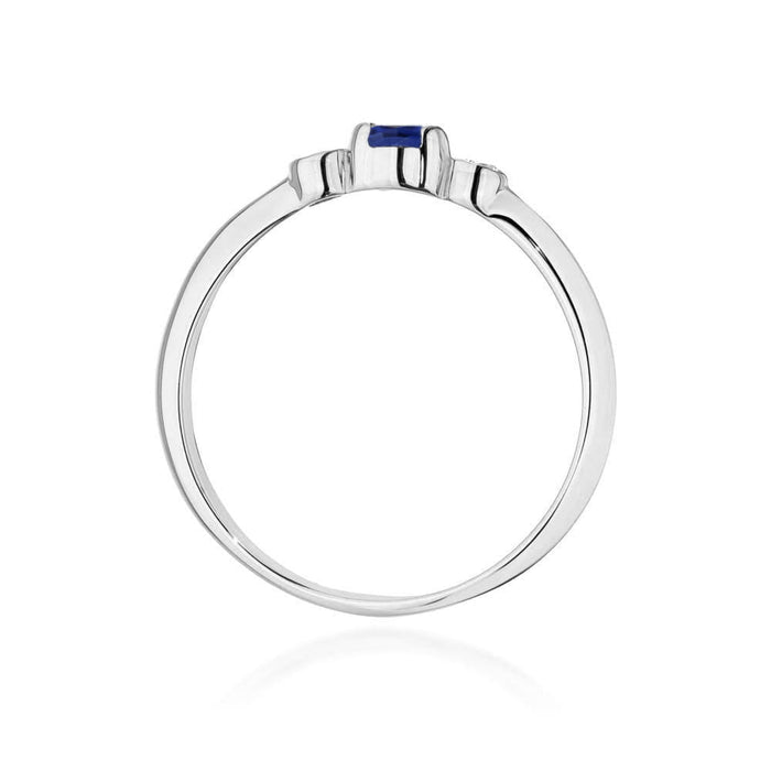 Inel Aur 14K W0620 Safir 0.15ct