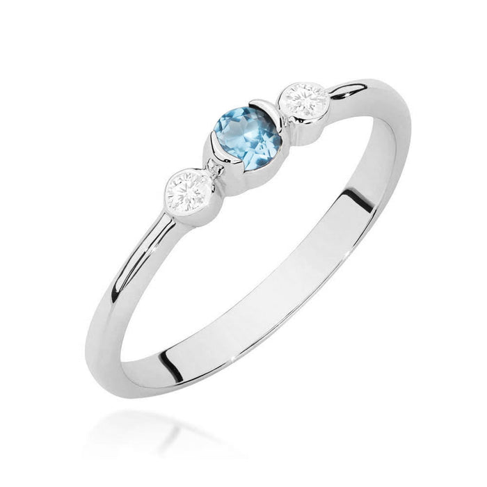 Inel Aur 14K W0620 Topaz 0.15ct