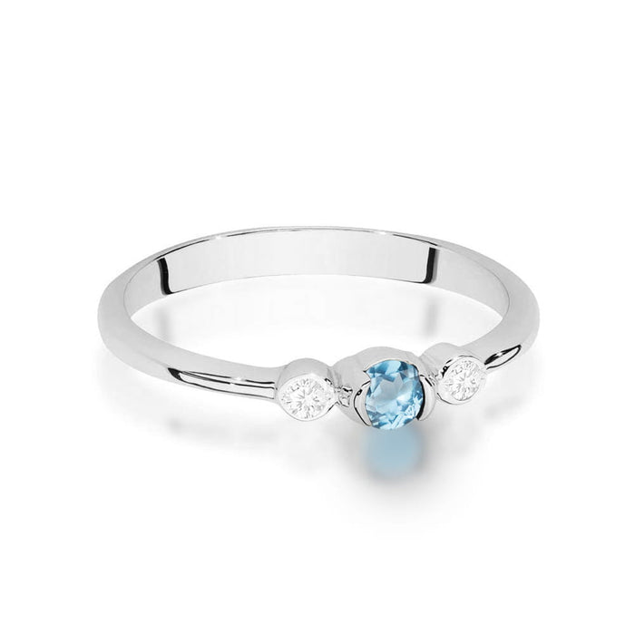 Inel Aur 14K W0620 Topaz 0.15ct