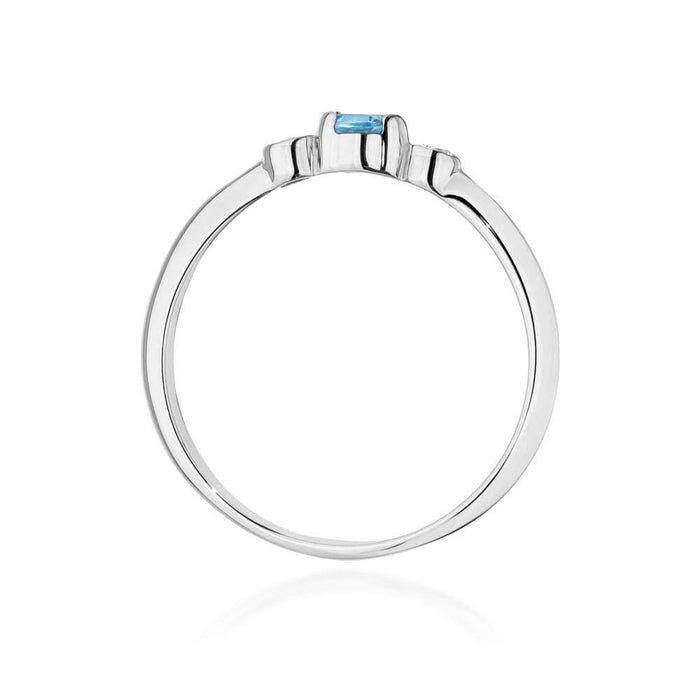 Inel Aur 14K W0620 Topaz 0.15ct