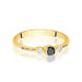 Inel Aur 14K W0620 Diamant Negru 0.12ct