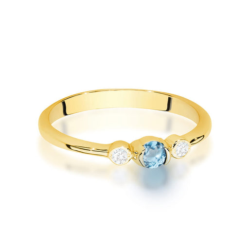 Inel Aur 14K W0620 Topaz 0.15ct