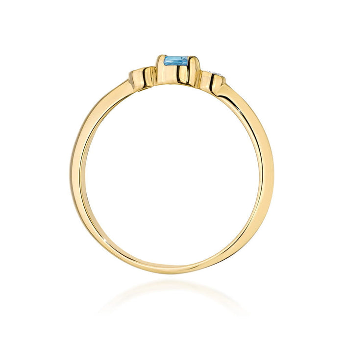 Inel Aur 14K W0620 Topaz 0.15ct