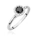 Inel Aur 14K W0622 Diamant Negru 0.50ct