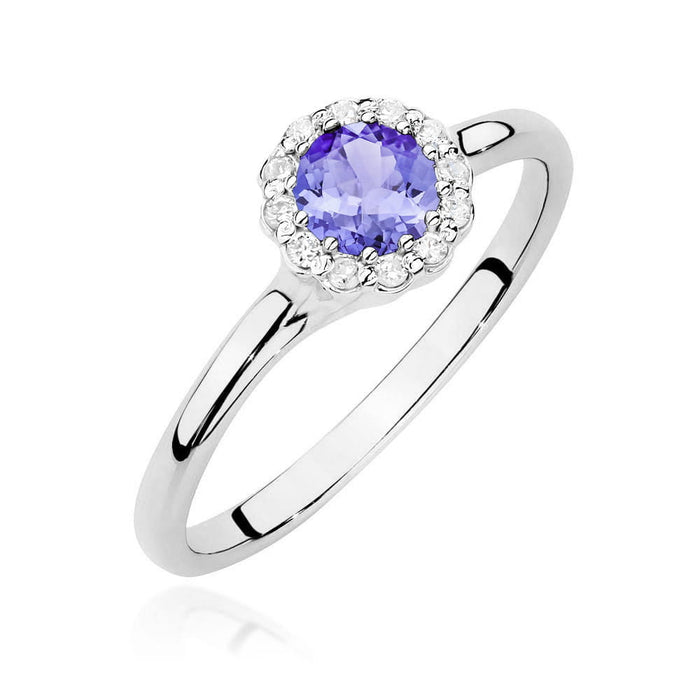 Inel Aur 14K W0622 Tanzanit 0.50ct