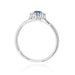 Inel Aur 14K W0622 Topaz London Blue 0.50ct