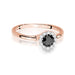Inel Aur 14K W0622 Diamant Negru 0.50ct