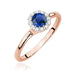 Inel Aur 14K W0622 Safir 0.50ct