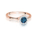 Inel Aur 14K W0622 Topaz London Blue 0.50ct