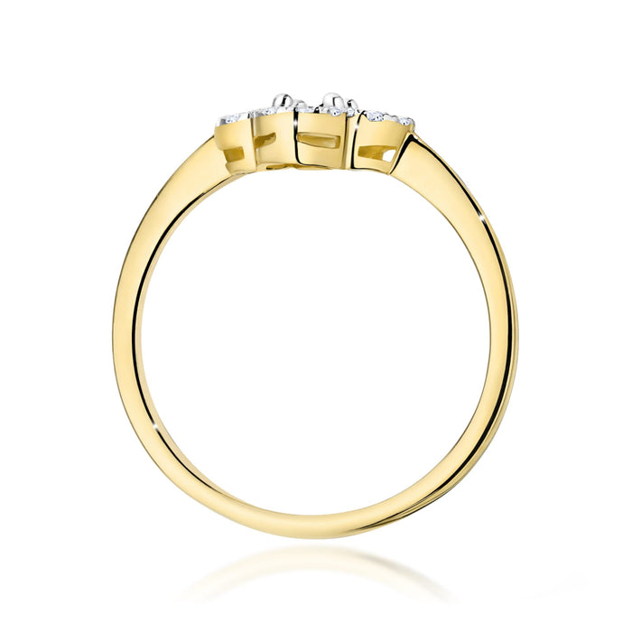 Inel Aur 14K W0627 Diamant 0.03ct