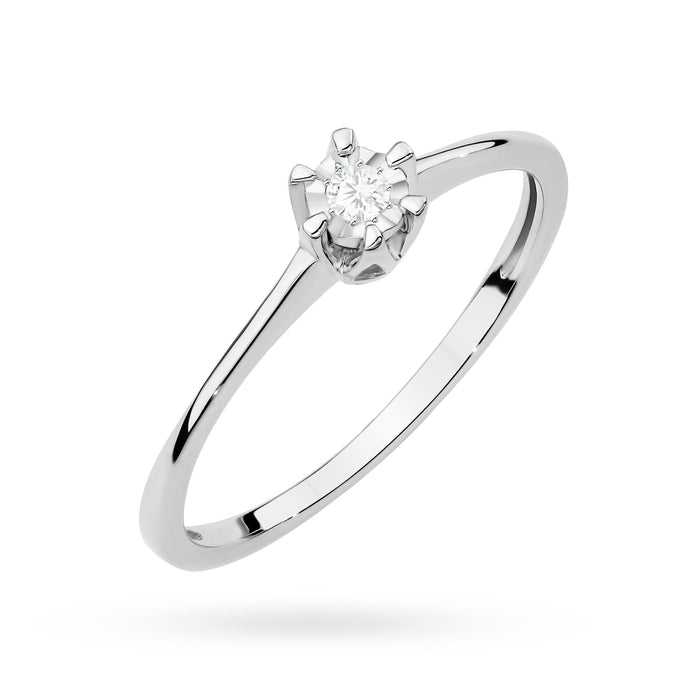 Inel Aur 14K W0628 Diamant 0,03ct